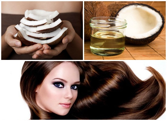 dưỡng tóc bằng dầu dừa