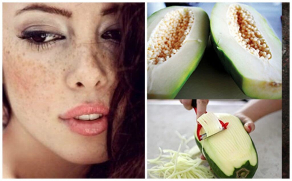 trị tàn nhang bằng sữa chua và đu đủ xanh