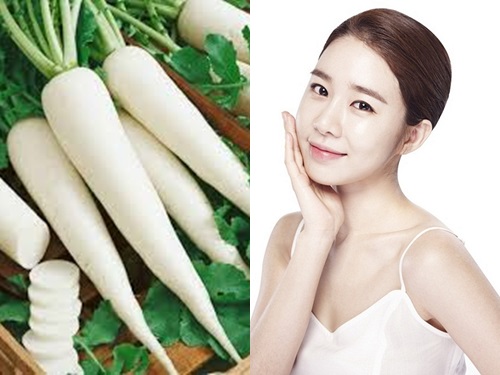 Cách chữa trị tàn nhang bằng của cải trắng và rau diếp