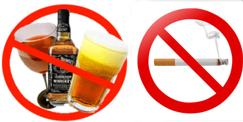 Dừng ngay bia rượu và thuốc lá