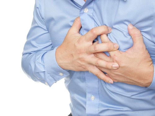 Đau thắt vùng ngực là biểu hiện rõ nhất của bệnh thiếu máu cơ tim