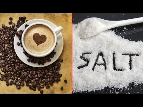Người bị tụt huyết áp nên uống cà phê muối 