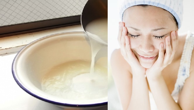 Rửa mặt bằng nước vo gạo tốt cho da nhờn