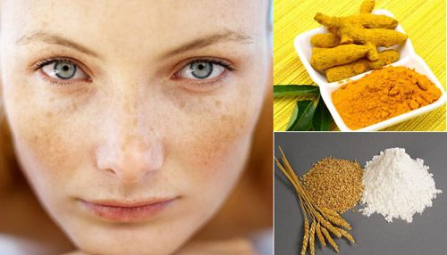 Trị nám da bằng tinh bột nghệ
